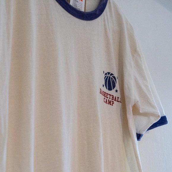 🏀 NWT Urban Outfitters Tee "Basketball Camp" - Picture 3 of 3